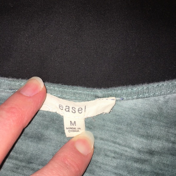 Anthropologie Easel Tiered Ruffle Hem Top - Picture 6 of 8